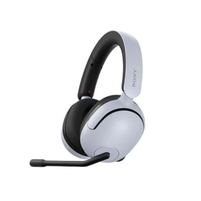 Abbildung von Sony INZONE H5 Wireless Gaming Headset, 360 Spatial Sound für Gaming, komfortabler Sitz, 28 Std. Akkulaufzeit, geringe Latenz, Mikrofon mit AI, PC &amp; PS5 kompatibel Weiß