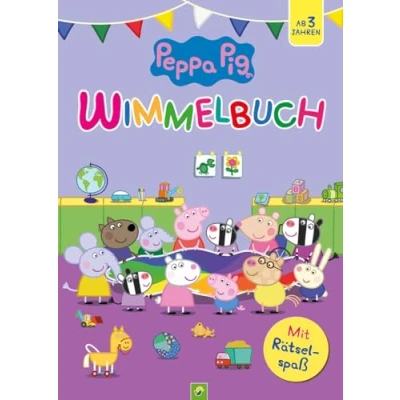 Abbildung von Peppa Pig Wimmelbuch: mit Rätselspaß für Kinder ab 3 Jahren Wimmelspaß Wutz