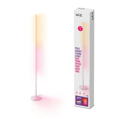 Abbildung von WiZ Pole Tischleuchte Tunable White and Color, dimmbar, 16 Mio. Farben, smarte Steuerung per App/Stimme über WLAN