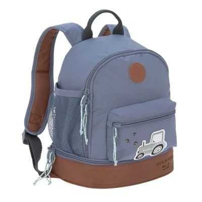 Abbildung von LÄSSIG Kinderrucksack mit Brustgurt Kindergartentasche Kindergartenrucksack 27 cm, 4,5 Liter oben, 1,5 unten, 3 Jahre/Mini Backpack Adventure Tractor