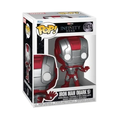 Abbildung von Funko POP! Marvel: MCU Archives IM2 MRK 5 Iron Man Vinyl Sammelfigur Geschenkidee Offizielle Handelswaren Spielzeug Für Kinder und Erwachsene Movies Fans Modellfigur Sammler