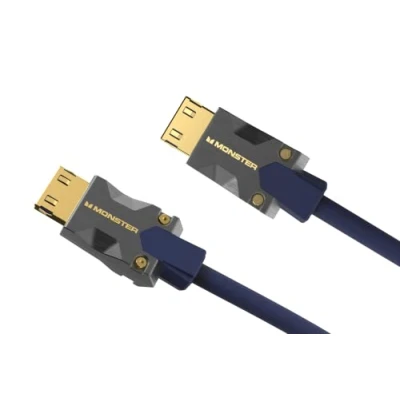 Abbildung von Monster M3000 HDMI Kabel 3m, 2.1 Kabel, 8K, Ultra High Speed 48Gbps, 8K@60Hz, 4K@120Hz, HDR, eArc, Goldkontakte, TV Kompatibel zu PS4/PS5/Xbox, Blau