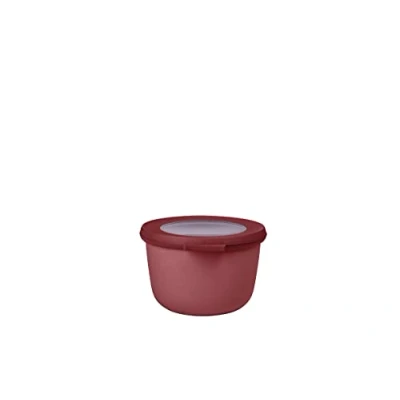 Abbildung von Mepal Multi Bowl Cirqula Round Vorratsdose mit Deckel Geeignet als Luftdichte Aufbewahrungsbox für den Kühlschrank, Mikrowellengeschirr &amp; Frischhaltedosen 500 ml Vivid mauve