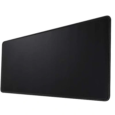 Abbildung von HIHUHEN mauspad/Gaming Mauspad 600 x 300 3mm/ XL mousepad/Tischunterlage Large Size/Verbessert Präzision und Geschwindigkeit(60x30 Black001)