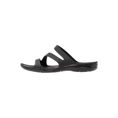 Abbildung von Crocs Swiftwater Pantolette flach, Damen, Größe: 39/40, Black Schuhe