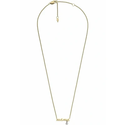 Abbildung von Fossil Halskette, Damen, Größe: One Size, Goud