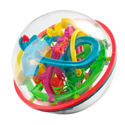 Abbildung von ADDICTABALL 3D Kugellabyrinth 20 cm, Puzzle Ball mit 138 Etappen, Kugelspiel, Geschicklichkeit Labyrinth Ball, Geschenke, Geduldspiele für Kinder und Erwachsene ab 6 Jahren