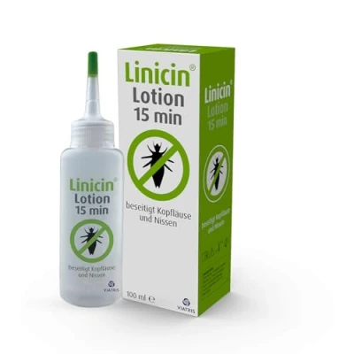 Abbildung von Linicin Lotion (100 ml) Läusemittel zur Behandlung von Kopfläusen, ohne Läusekamm Schonend für die Kopfhaut