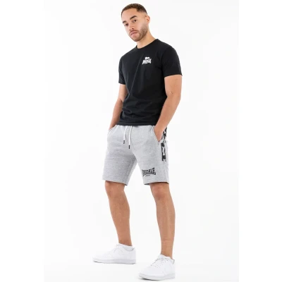 Abbildung von Lonsdale Herren Shorts Normale Passform SCARVELL, Marl Grey/Black/White, 3XL, 117566