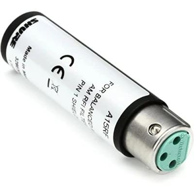Abbildung von Shure A15RF RF Filter, XLR In/Out, überträgt Phantomspeisung