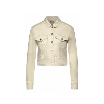 Abbildung von Street One Jeansjacke, Damen, Größe: 46, Beige
