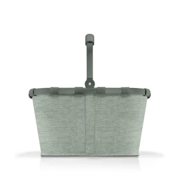 Abbildung von reisenthel carrybag frame twist sage Stabiler Einkaufskorb mit viel Stauraum und praktischer Innentasche Elegantes wasserabweisendes Design