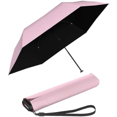 Abbildung von Knirps Taschenschirm US.050 Ultra Light Slim Manual mit UV und Hitzeschutz Rose