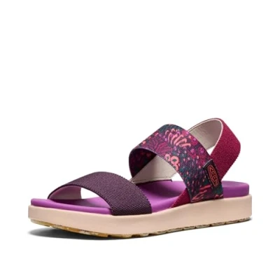Abbildung von KEEN Damen Elle Backstrap Sandalen mit Keilabsatz, Beaujolais/Plum Perfect, 40 EU