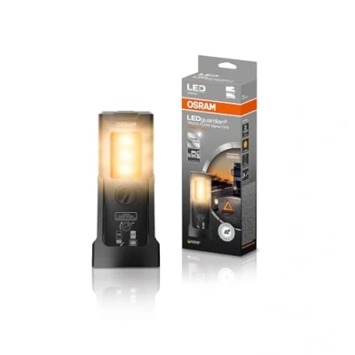 Abbildung von OSRAM LEDguardian TRUCK FLARE Signal TA19 Essential, straßenzugelassenes LED Warnlicht für LKW und Fahrzeuge über 3,5t, vorgeschrieben in Deutschland