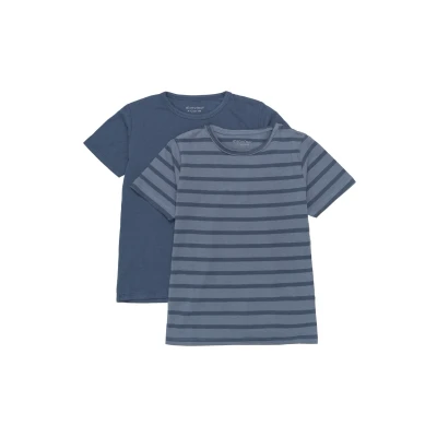 Abbildung von Minymo SS MPACK: 2 Tshirt print für Kinder, Größe: 152, New navy