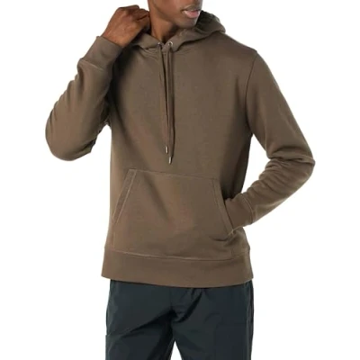 Abbildung von Amazon Essentials Herren Fleece Sweatshirt Mit Kapuze (Erhältlich In Übergröße), Mittel Braun, M