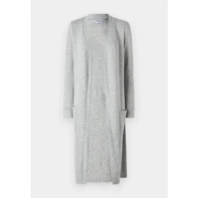 Abbildung von Noisy May Nmcity LONG Cardigan Strickjacke, Damen, Größe: XS, Light grey melange