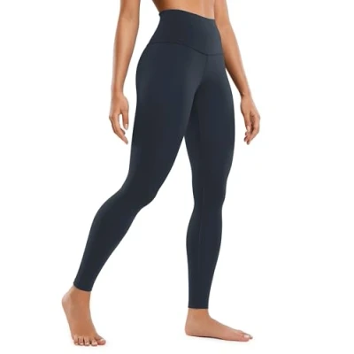 Abbildung von CRZ Yoga Butterluxe Damen High Waist Sport Leggings Blickdicht Leggins Sporthose Workout Gym Yogahose 71cm Echte Marine 34