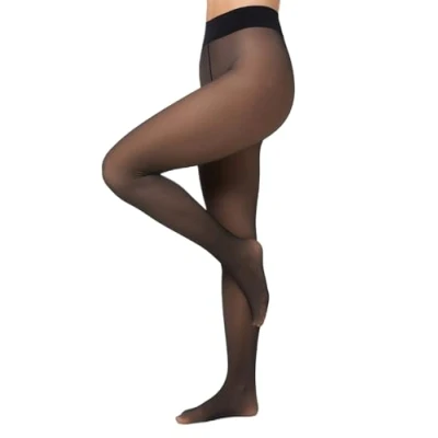 Abbildung von NUR DIE WARM &amp; Transparent Haltbar Strumpfhose, Damen, Größe: 38/40, Schwarz