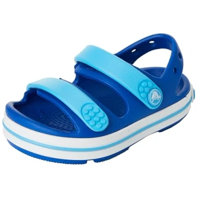 Abbildung von Crocs Crocband Cruiser Unisex Badesandale für Kinder, Größe: 22/23, blue bolt/venetian Kunststoff
