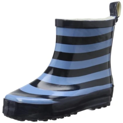 Abbildung von Playshoes Unisex Kinder Gummistiefel Halbschaft Regenstiefel, Ringel, 23 EU