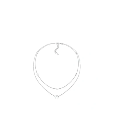 Abbildung von Elli Choker Astro Layer LOOK Halskette, Damen, Größe: 36, Silber