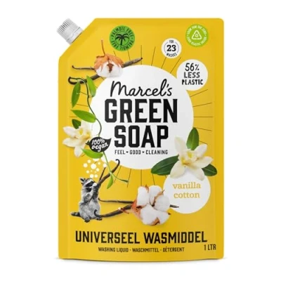 Abbildung von Marcel&#039;s Green Soap Universal Nachfüllwaschmittel Vanille &amp; Baumwolle Vegan Palmölfrei Für 23 Waschgänge 1 Liter