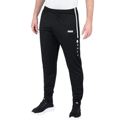 Abbildung von JAKO Unisex Kinder Trainingshose Active Hose, Schwarz/Weiß, 128 EU