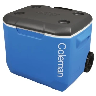 Abbildung von Coleman Blue 60QT Tricolour Wheeled Camping Cooler
