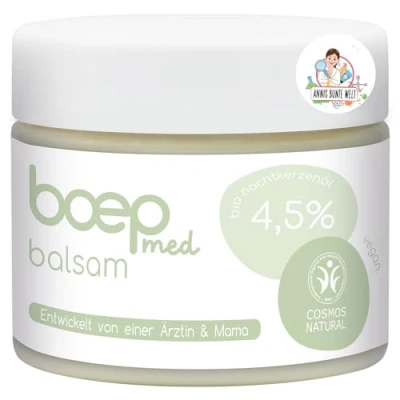Abbildung von boep med Balsam Als Lippenbalsam, Brustwarzensalbe, Wind &amp; Wettercreme sehr trockene Haut an Händen, Körper oder bei Neurodermitis Von Hebammen empfohlen Vegane Naturkosmetik 50ml
