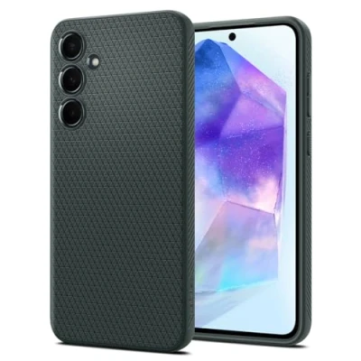 Abbildung von Spigen Liquid Air Hülle Kompatibel mit Samsung Galaxy A55 5G Grün