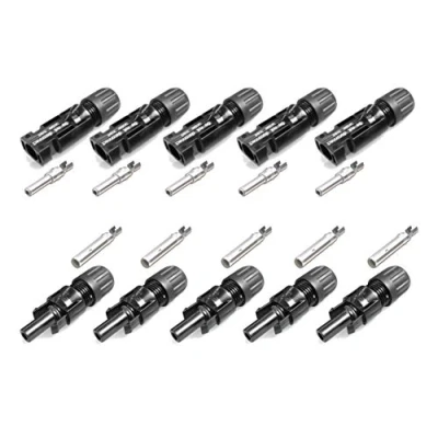 Abbildung von Stäubli 5 Paar MC4 Stecker Buchse + 4 6 mm² Typ PV KBT4/6I mm², Kupfer