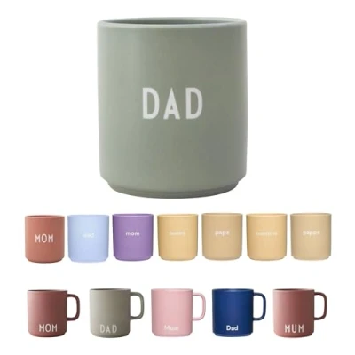Abbildung von Design Letters Kaffeebecher DAD Papa Geschenk Weihnachten Tasse Weihnachtsdeko mit Spruch Ideal als Teetasse Dekorativ Kaffeetasse Porzellan Kaffeetassen 250 Ml