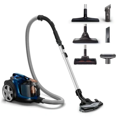 Abbildung von Philips PowerPro Expert Beutelloser Staubsauger Kompakt, 900 W Motor, PowerCyclone 8 Technologie für starke Saugleistung, Multi Oberflächen Reinigung, Allergy Lock, Super Turbo Bürste (FC9745/09)
