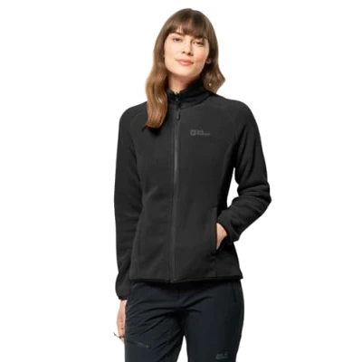 Abbildung von Jack Wolfskin Moonrise Fleecejacke, Damen, Größe: XL, Black