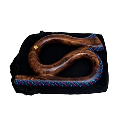 Abbildung von Didgeridoo S förmig Rund Reise Travel Musik Didgebox Tasche Spirale (DS1)