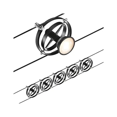Abbildung von Paulmann Wire Cardan Seilsystem, 5 fl. m schwarz