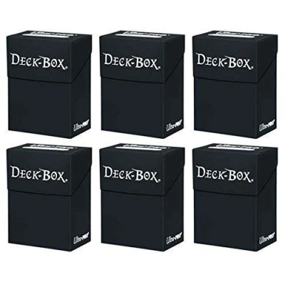 Abbildung von Ultra Pro Box 6x Deck Schwarz Black im Sparset