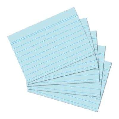 Abbildung von Herlitz 10836187 Karteikarte A5 liniert, blau, 100 Stück, Papier, 2