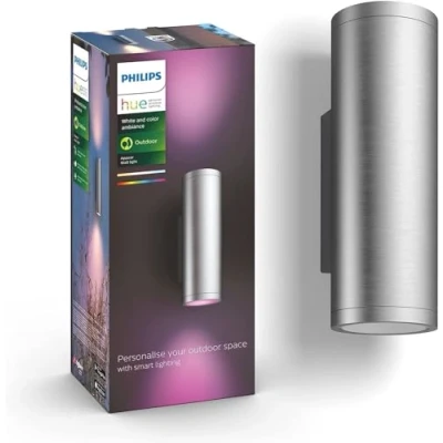 Abbildung von Philips Hue WACA Appear Außenwandleuchte edelstahl