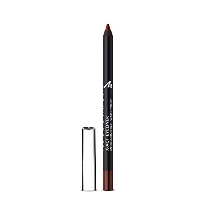 Abbildung von Manhattan x Act Eyeliner Pen, Brauner Eyelinerstift für den idealen Lidstrich, Waterproof, Farbe Moccacino 94Z, 1 1g