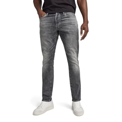 Abbildung von G STAR 3301 Straight Tapered Jeans Leg, Herren, Größe: 26x32, Grey denim