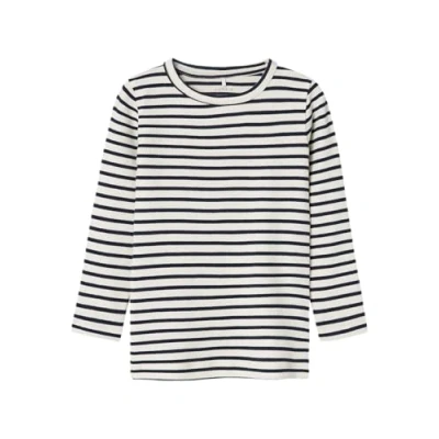 Abbildung von Name it Nmnbani Unisex Langarmshirt für Kinder, Größe: 80, Dark sapphire