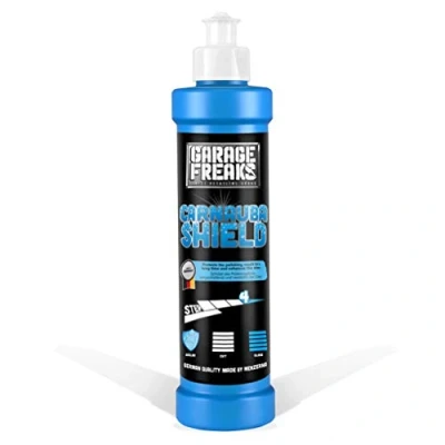 Abbildung von Garage Freaks Wachsversiegelung Made by menzerna Protection Carnauba Shield Wax Sealant Step 4 Versiegelung 250ml Politur Carnaubawachs silikonfrei