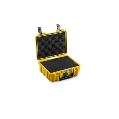 Abbildung von B&amp;W Transportkoffer Outdoor Typ 500 Gelb mit Würfelschaum wasserdicht nach IP67 Zertifizierung, staubdicht, bruchsicher und unverwüstlich