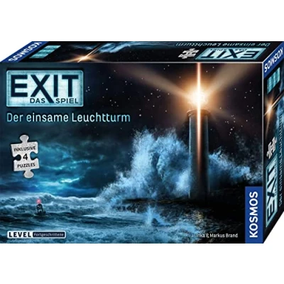 Abbildung von KOSMOS 698881 EXIT® Das Spiel + Puzzle Der einsame Leuchtturm, Level: Fortgeschrittene, Escape Room Spiel, EXIT Game mit für 1 4 Spieler ab 12 Jahre