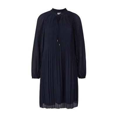 Abbildung von s.Oliver Black Label Blusenkleid, Damen, Größe: 34, Navy