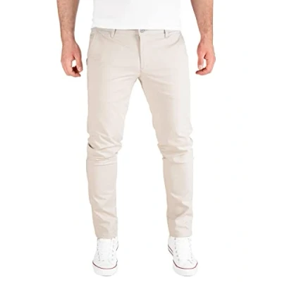 Abbildung von PITTMAN Derrick Chino Hose Herren Chinohose für Männer Slim Fit Herrenhose Stretch Chinohosen, Grau (Silver Lining 144501), W36/L30