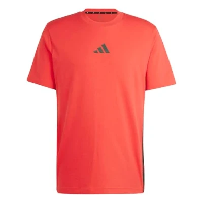Abbildung von adidas Sportswear Tshirt print, Herren, Größe: XXL, Pure ruby/black